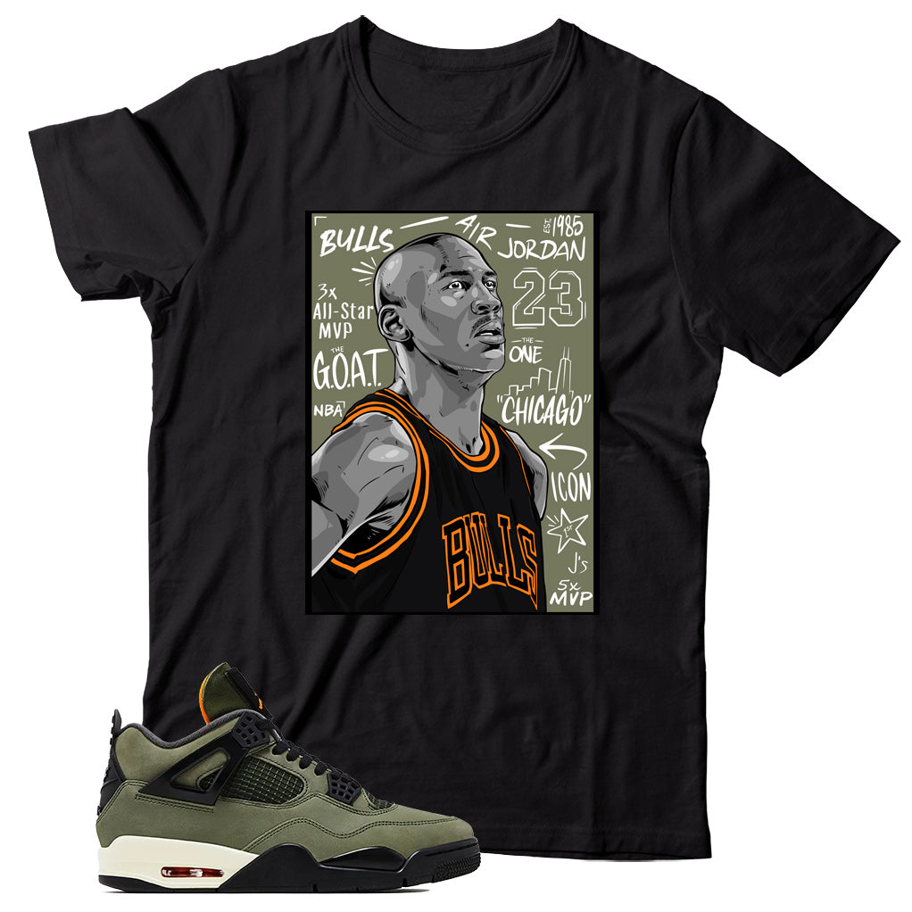 Shirt Match Jordan 4 Undefeated