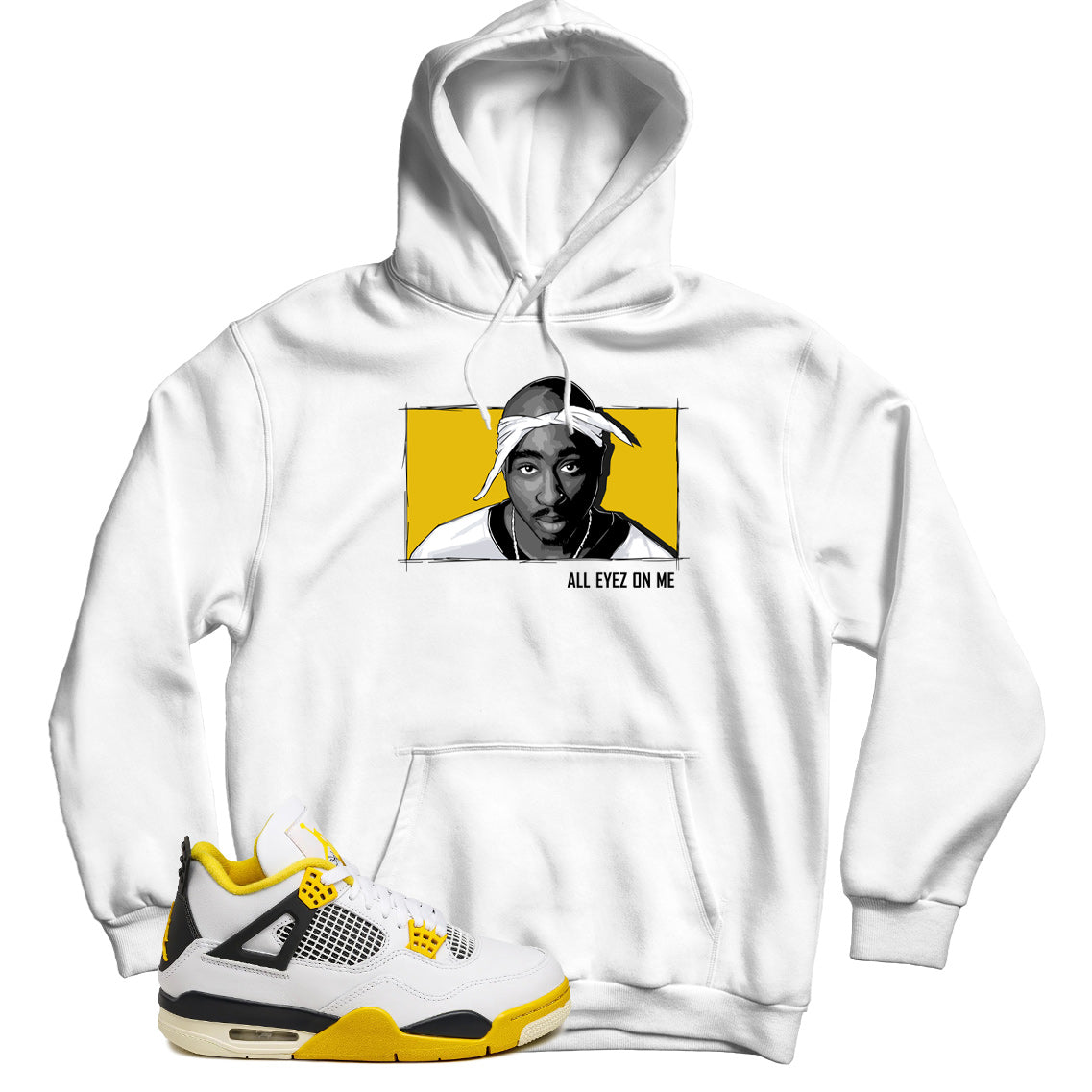 Hoodie Match Jordan 4 Vivid Sulfur