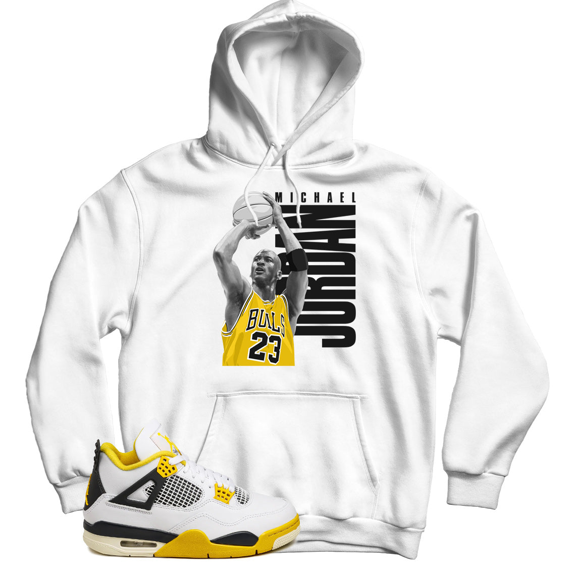 Jordan 4 Vivid Sulfur hoodie