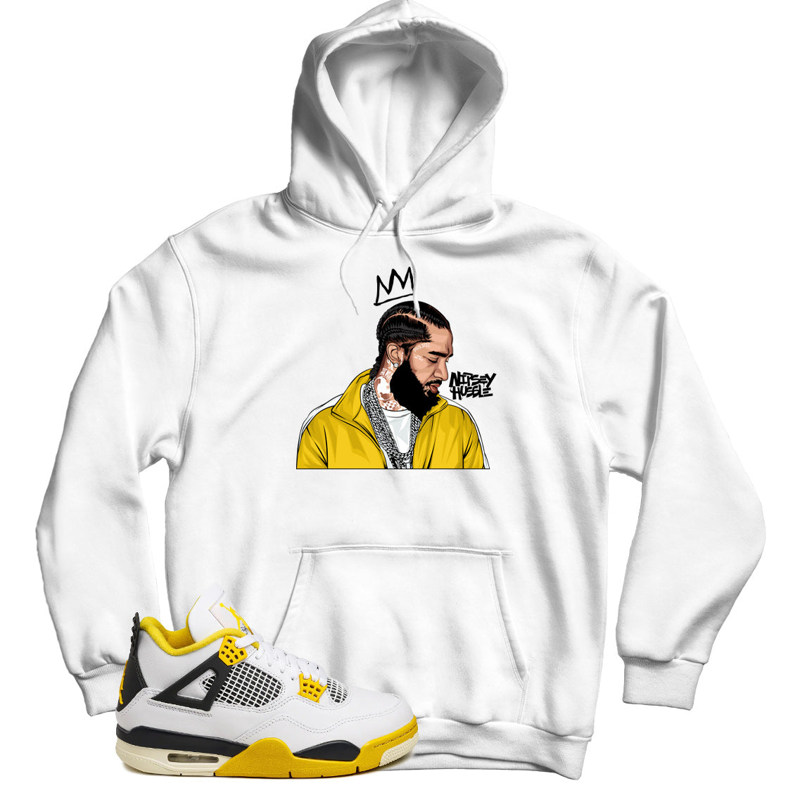 Jordan 4 Vivid Sulfur hoodie