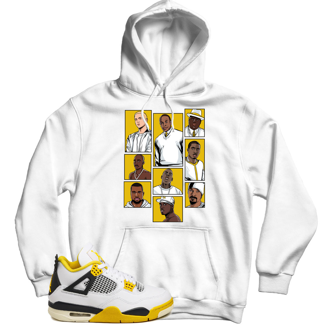 Jordan 4 Vivid Sulfur hoodie