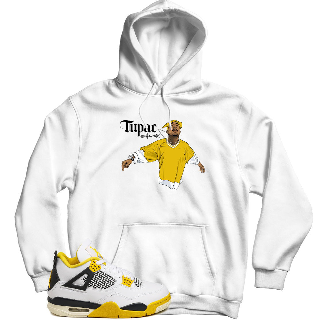 Hoodie Match Jordan 4 Vivid Sulfur