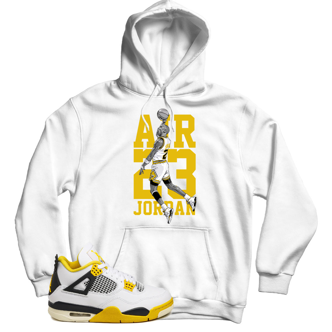 Jordan 4 Vivid Sulfur hoodie