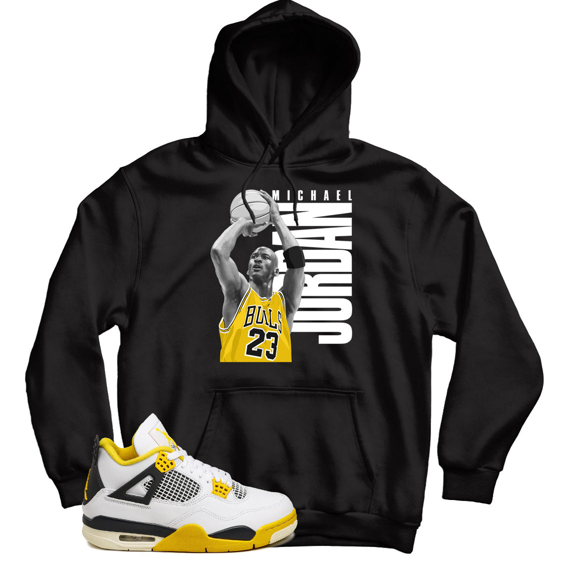 Jordan 4 Vivid Sulfur hoodie