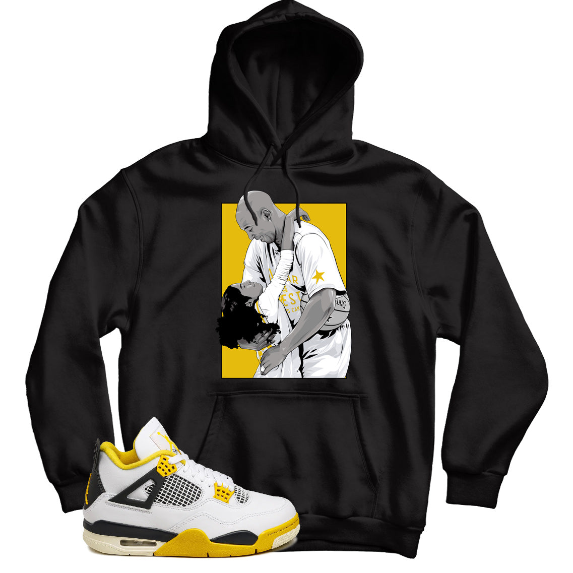 Jordan 4 Vivid Sulfur hoodie