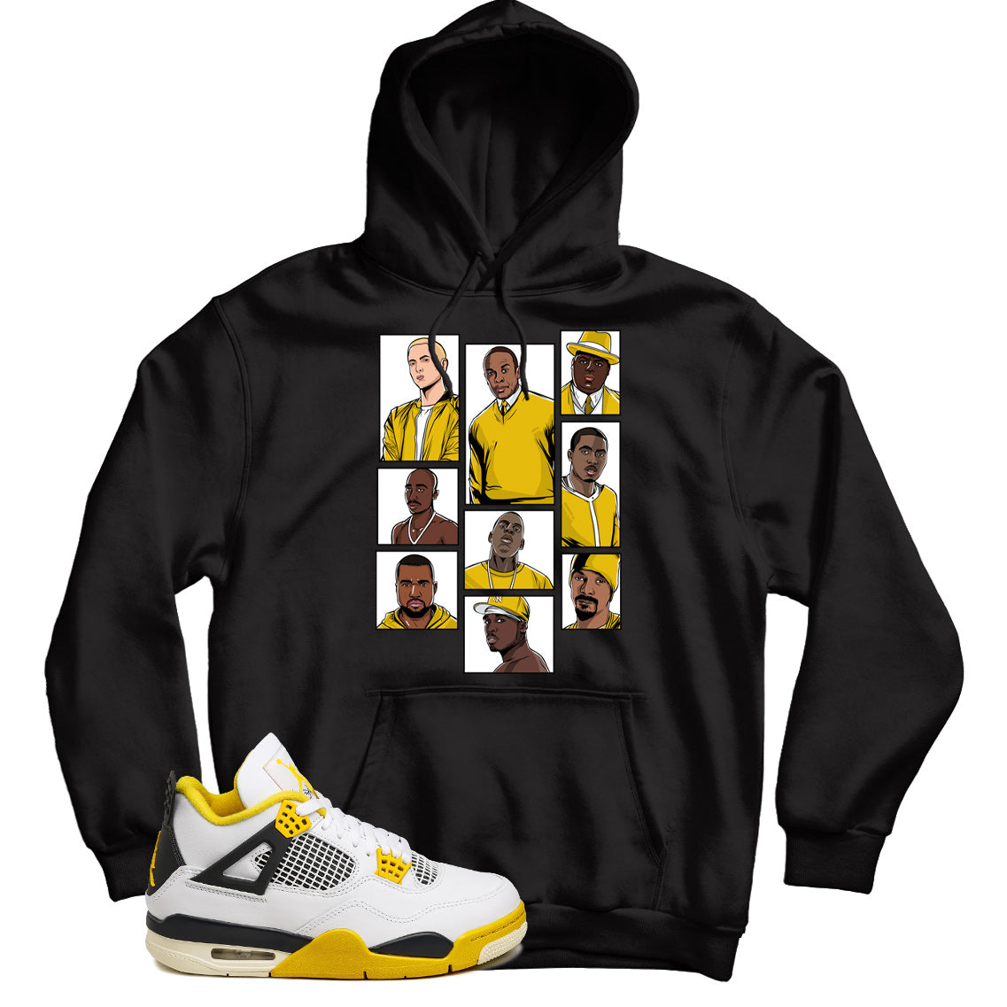 Jordan 4 Vivid Sulfur hoodie