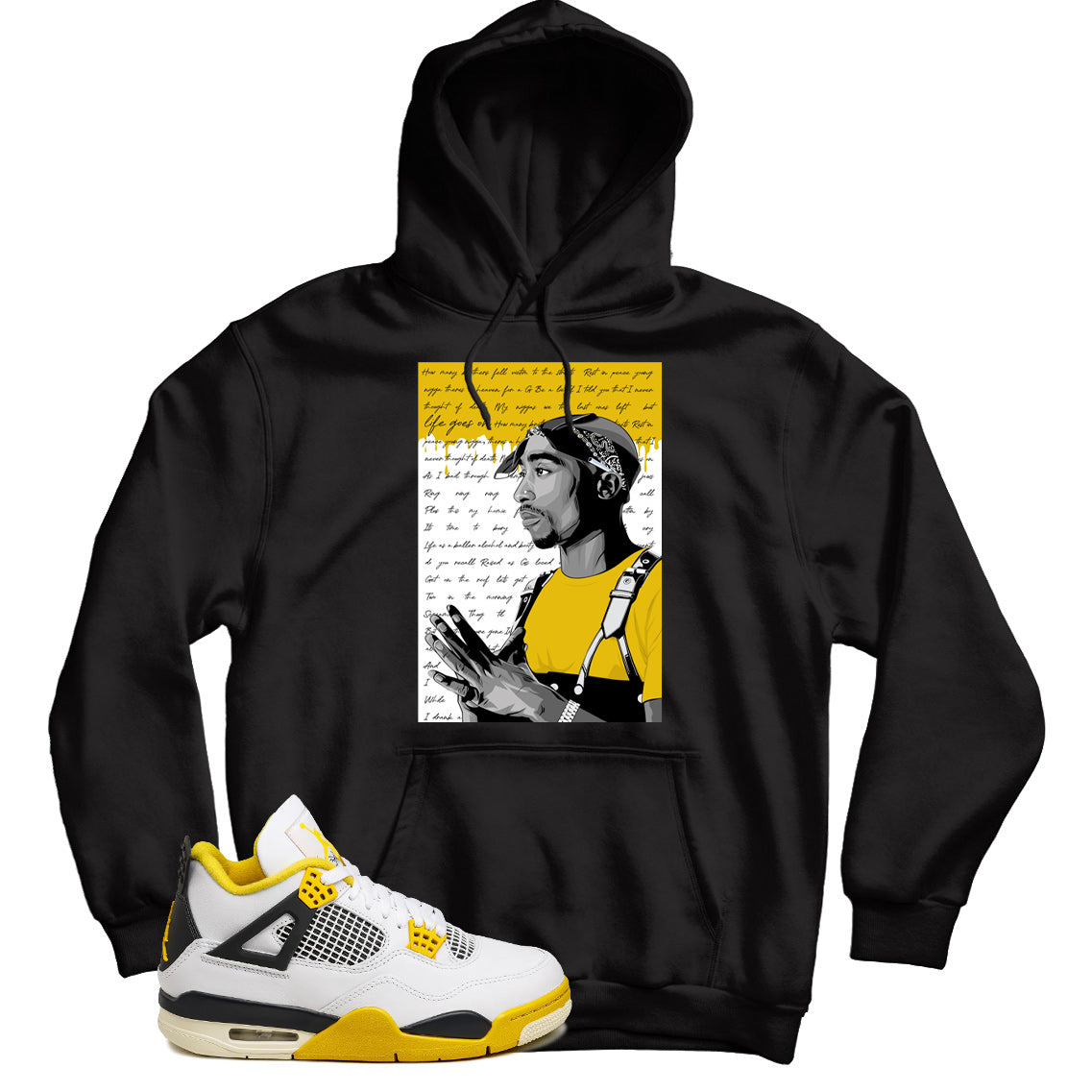 Jordan 4 Vivid Sulfur hoodie