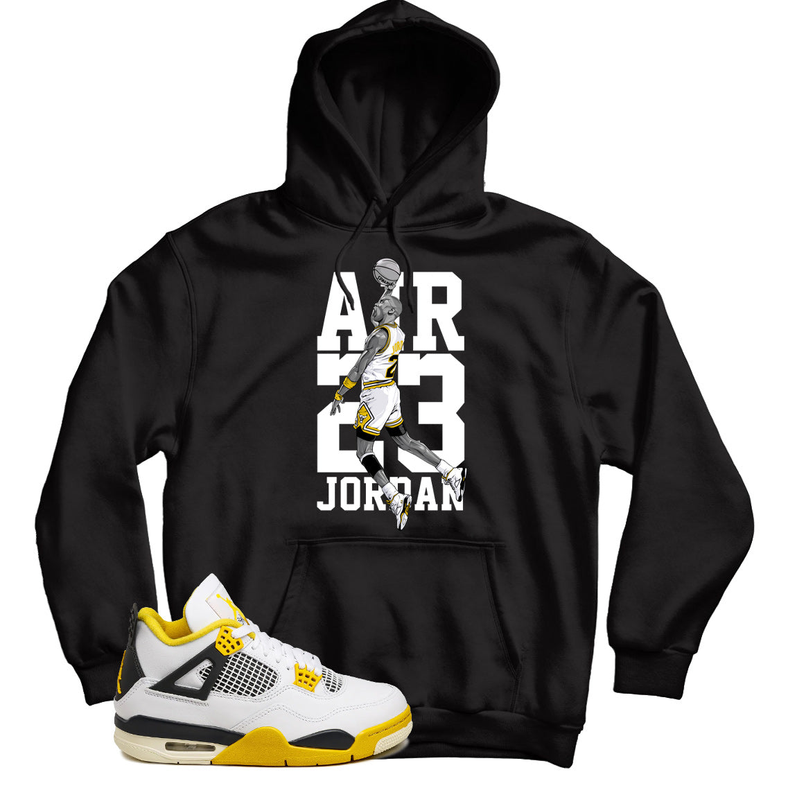 Jordan 4 Vivid Sulfur hoodie