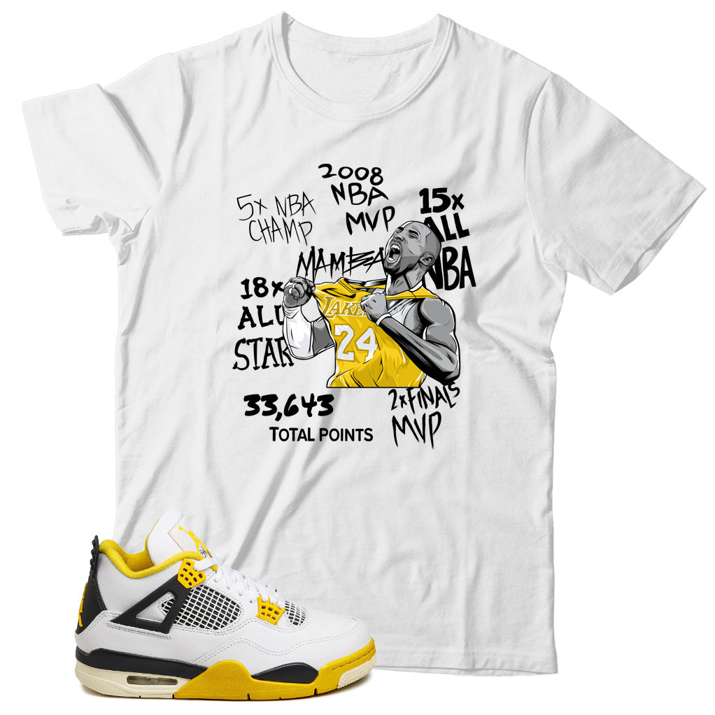 Jordan 4 Vivid Sulfur shirt