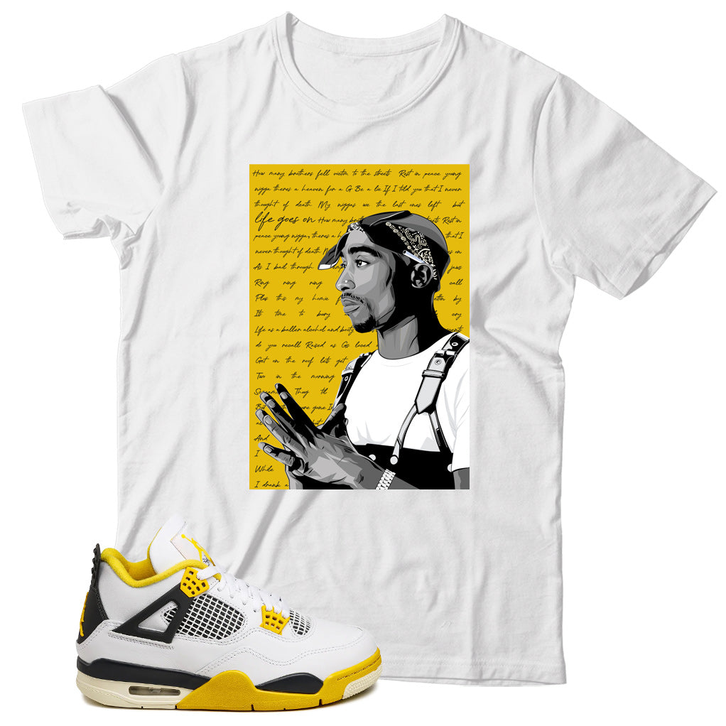 Jordan 4 Vivid Sulfur shirt