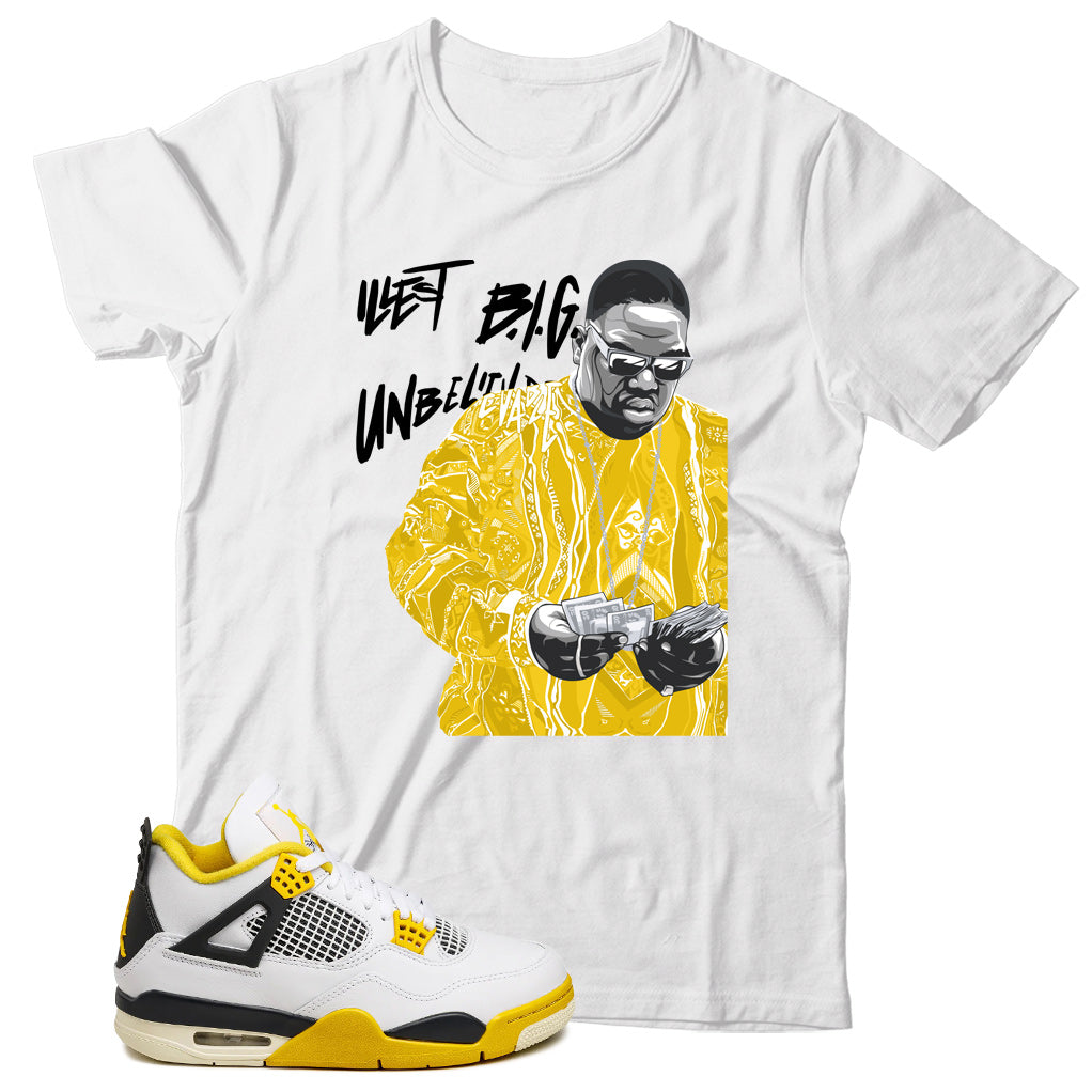 Jordan 4 Vivid Sulfur shirt