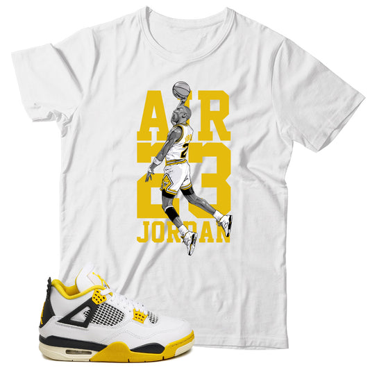 Jordan 4 Vivid Sulfur shirt