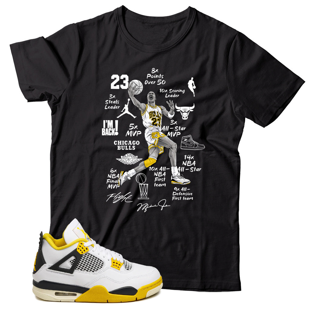 Jordan 4 Vivid Sulfur shirt