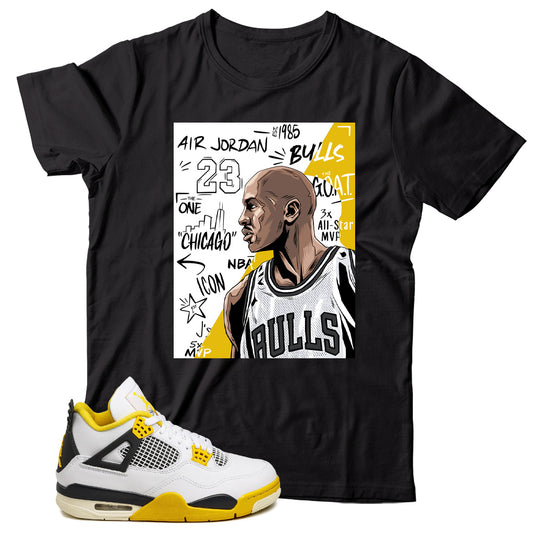 Jordan 4 Vivid Sulfur shirt