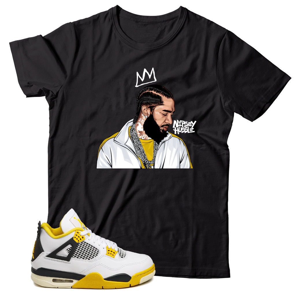 Jordan 4 Vivid Sulfur shirt