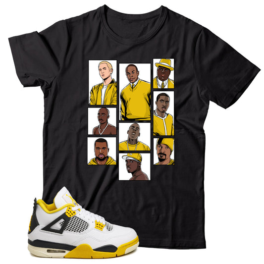 Jordan 4 Vivid Sulfur shirt