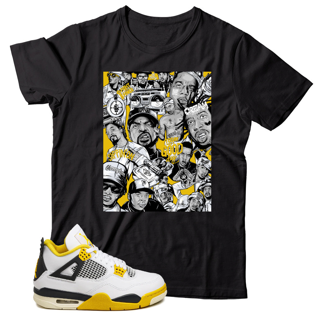 Jordan 4 Vivid Sulfur shirt