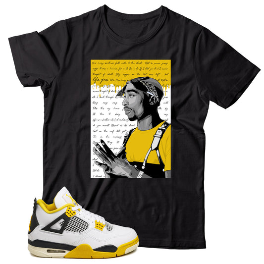 Jordan 4 Vivid Sulfur shirt