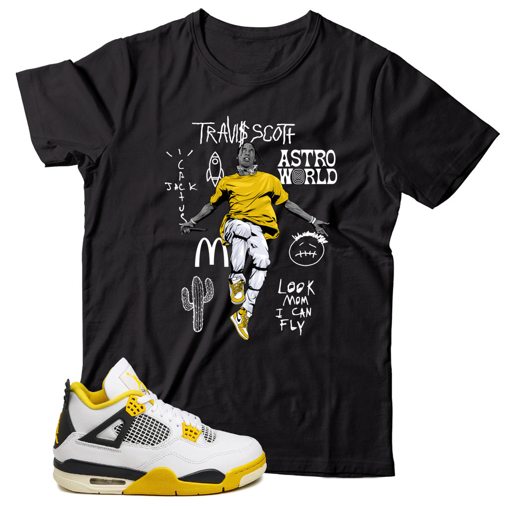 Shirt Match Jordan 4 Vivid Sulfur