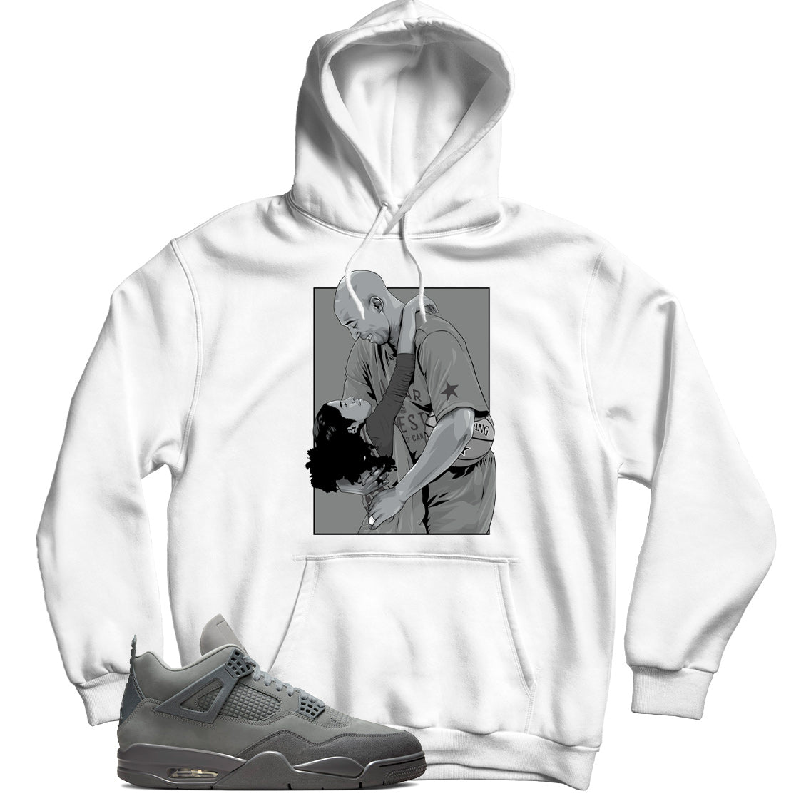 Jordan 4 Wet Cement hoodie