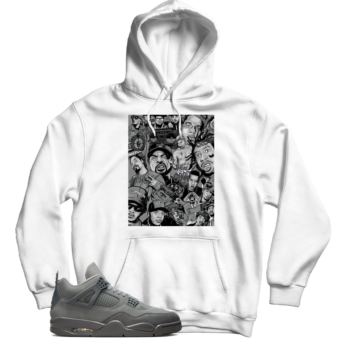 Jordan 4 Wet Cement hoodie