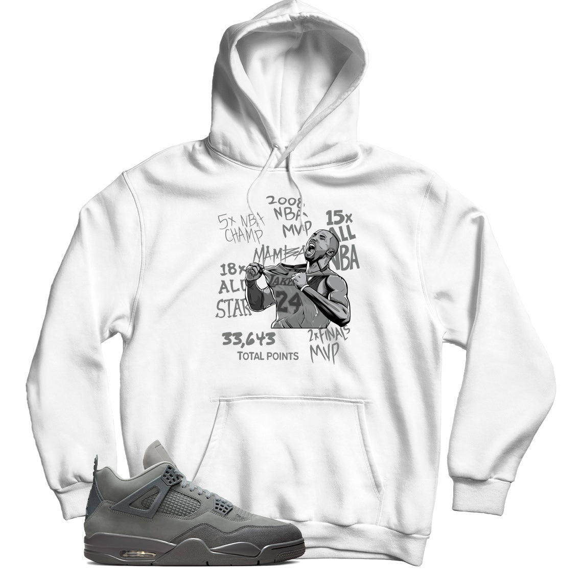 Jordan 4 Wet Cement hoodie