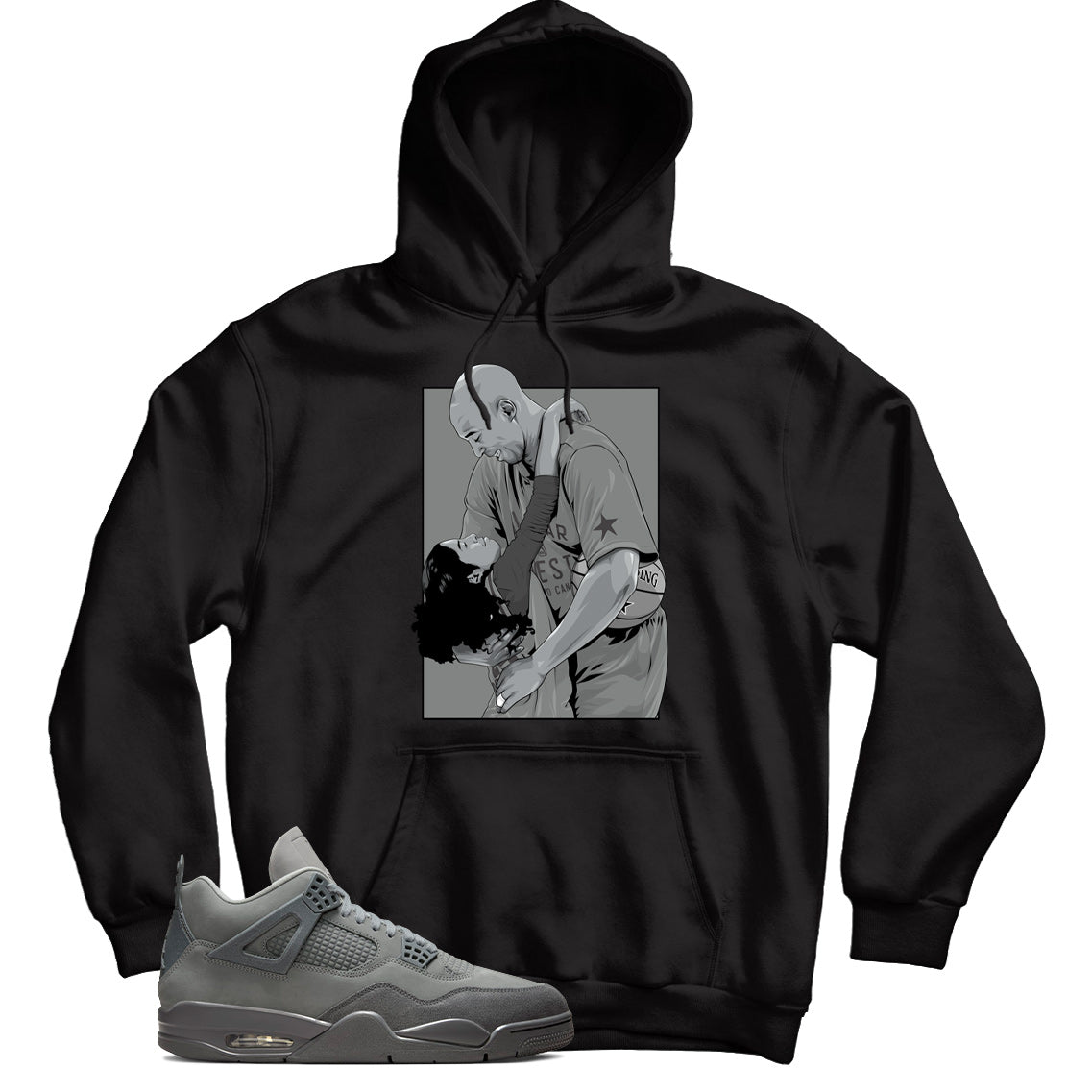 Jordan 4 Wet Cement hoodie