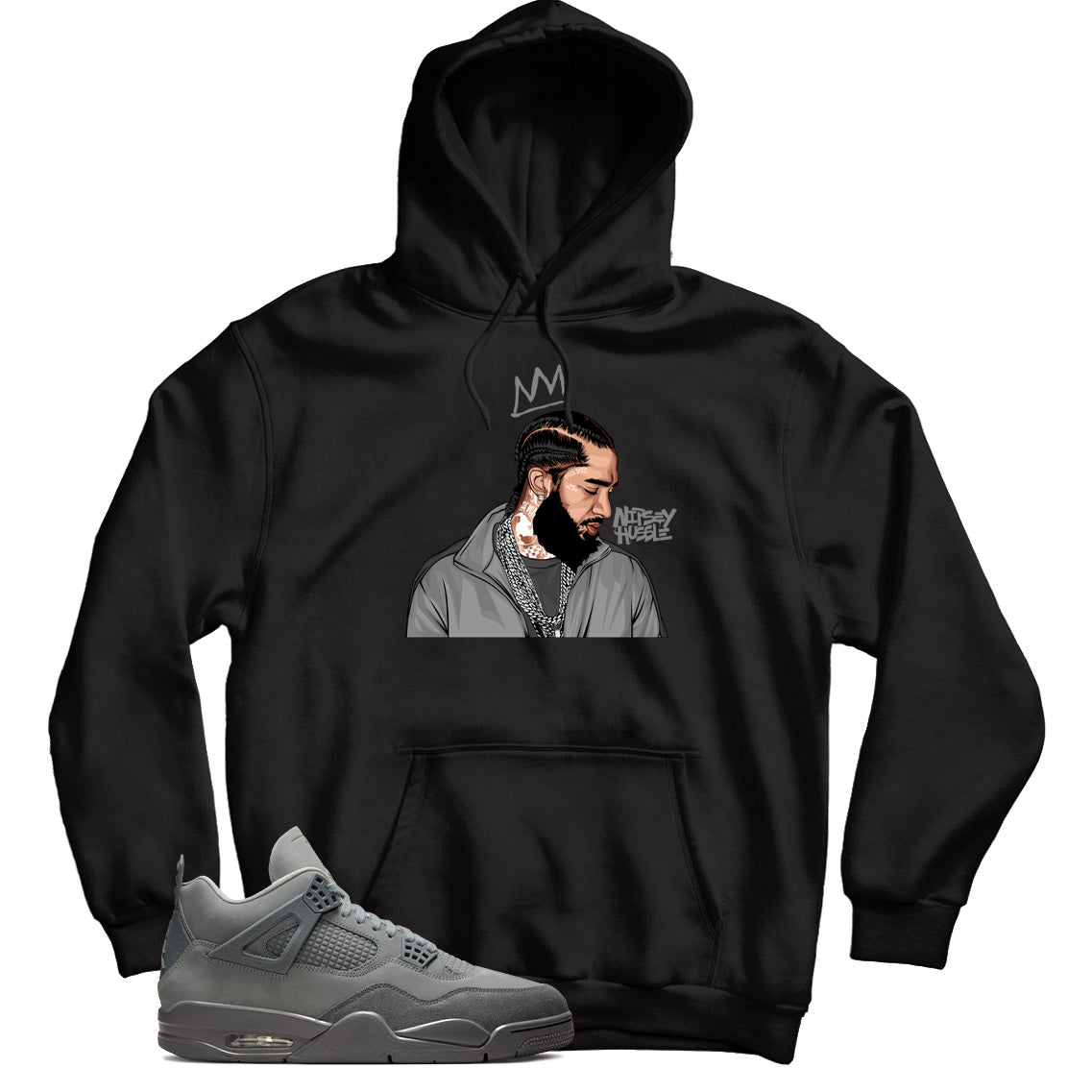 Jordan 4 Wet Cement hoodie