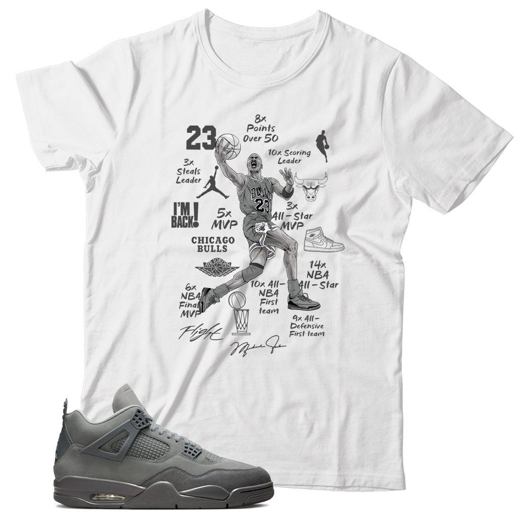 Jordan 4 Wet Cement shirt