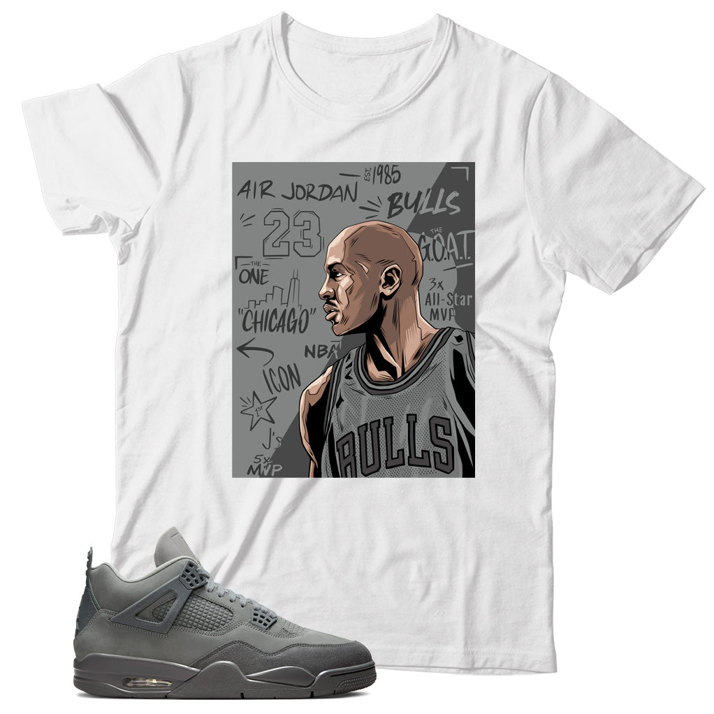 Jordan 4 Wet Cement shirt