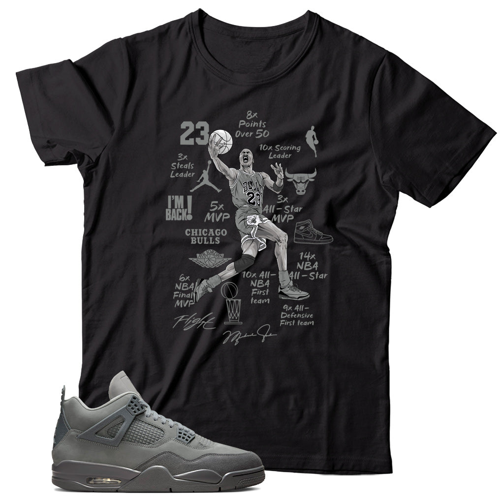 Jordan 4 Wet Cement shirt