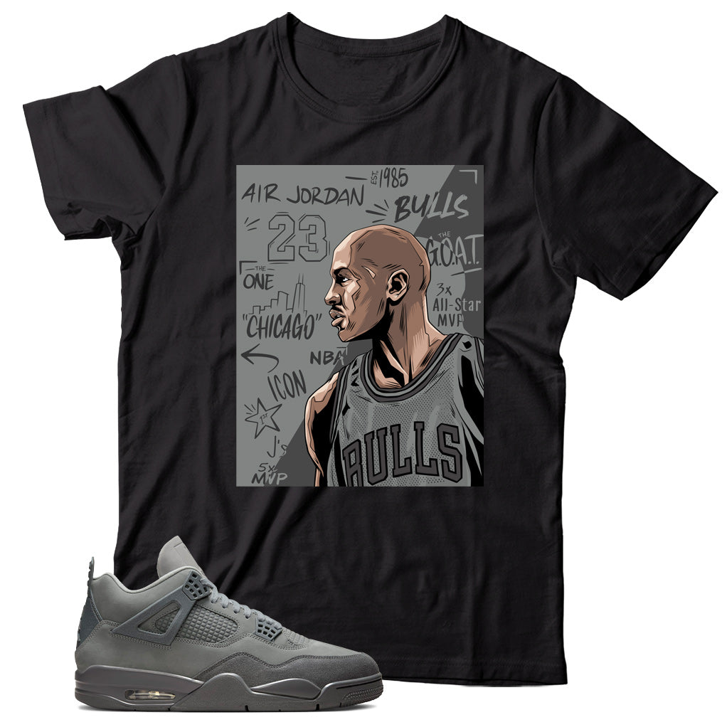 Jordan 4 Wet Cement shirt