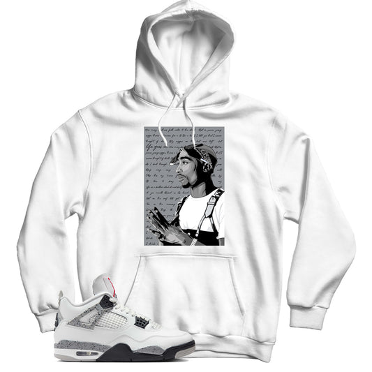 Jordan 4 White Cement hoodie