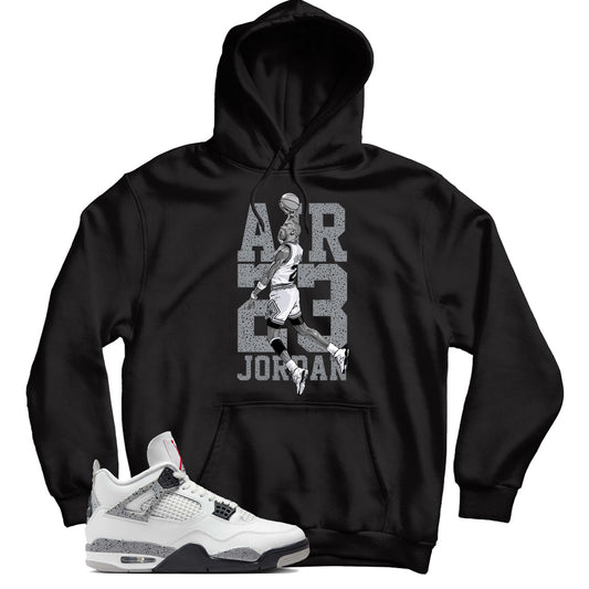 Jordan 4 White Cement hoodie