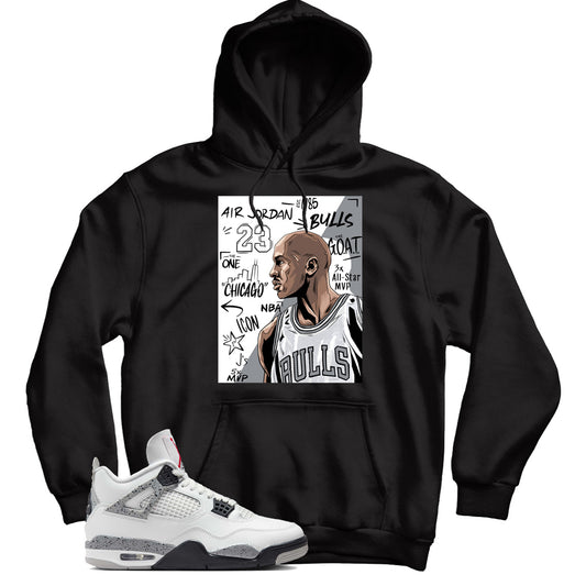 Jordan 4 White Cement hoodie