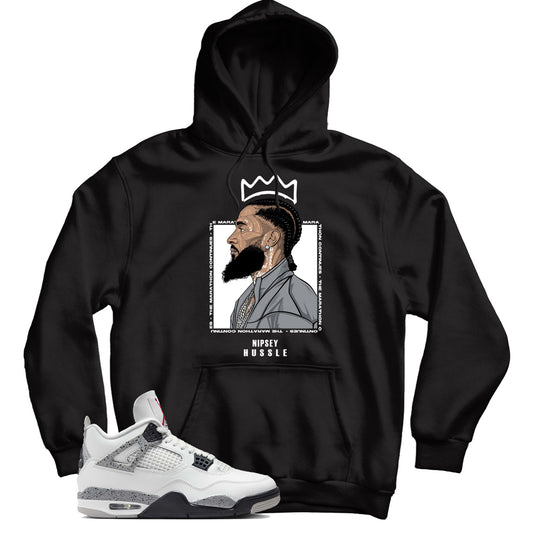 Jordan 4 White Cement hoodie