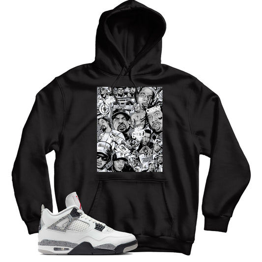Jordan 4 White Cement hoodie