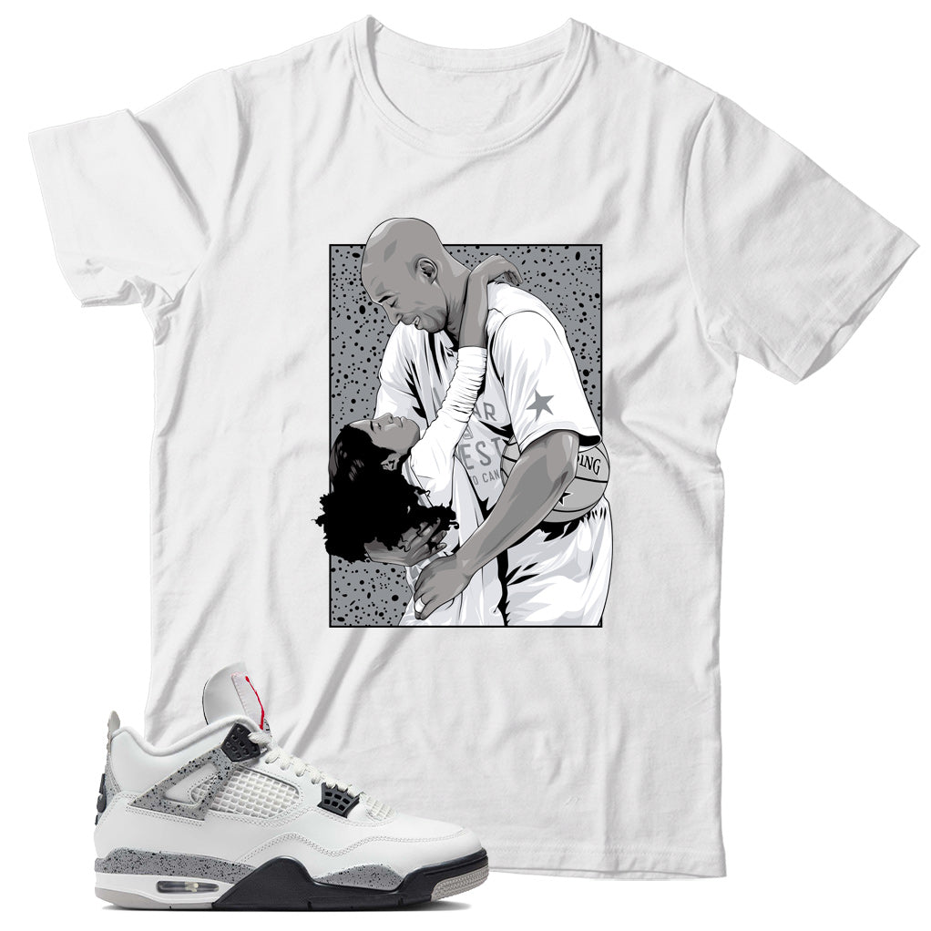 Jordan 4 White Cement shirt