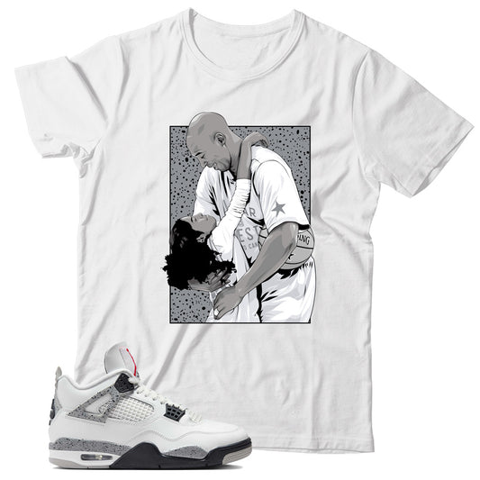 Jordan 4 White Cement shirt