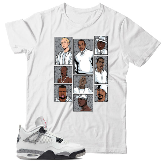 Jordan 4 White Cement shirt