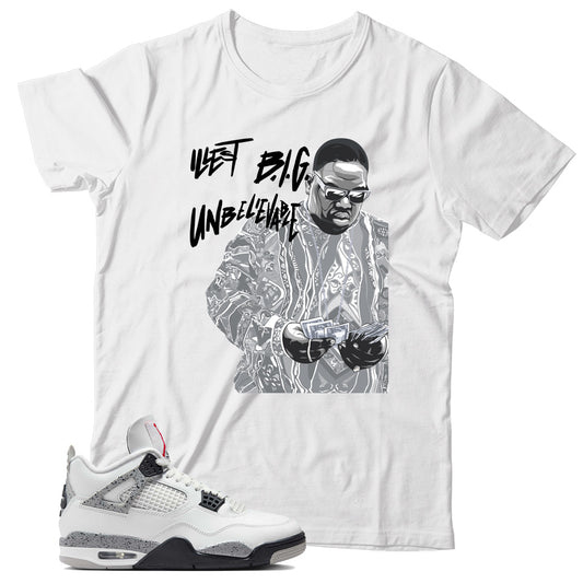 Jordan 4 White Cement shirt