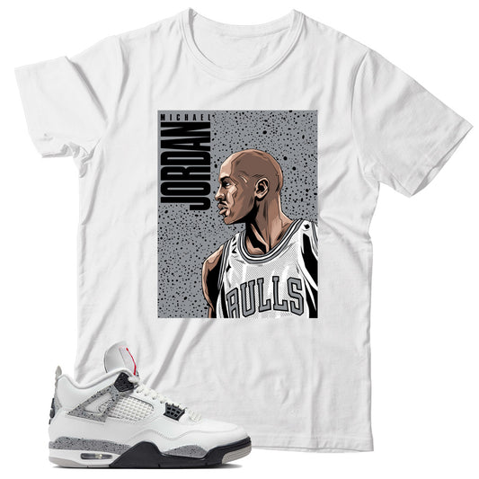 Jordan 4 White Cement shirt