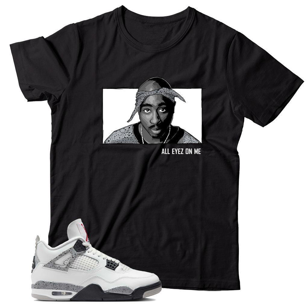 Jordan 4 White Cement shirt
