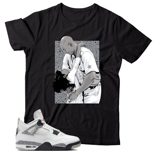 Jordan 4 White Cement shirt