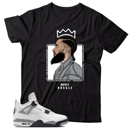 Jordan 4 White Cement shirt