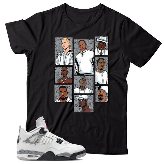 Jordan 4 White Cement shirt