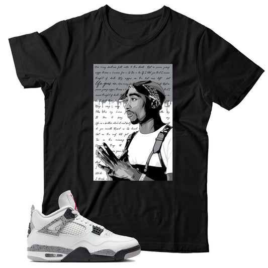 Jordan 4 White Cement shirt