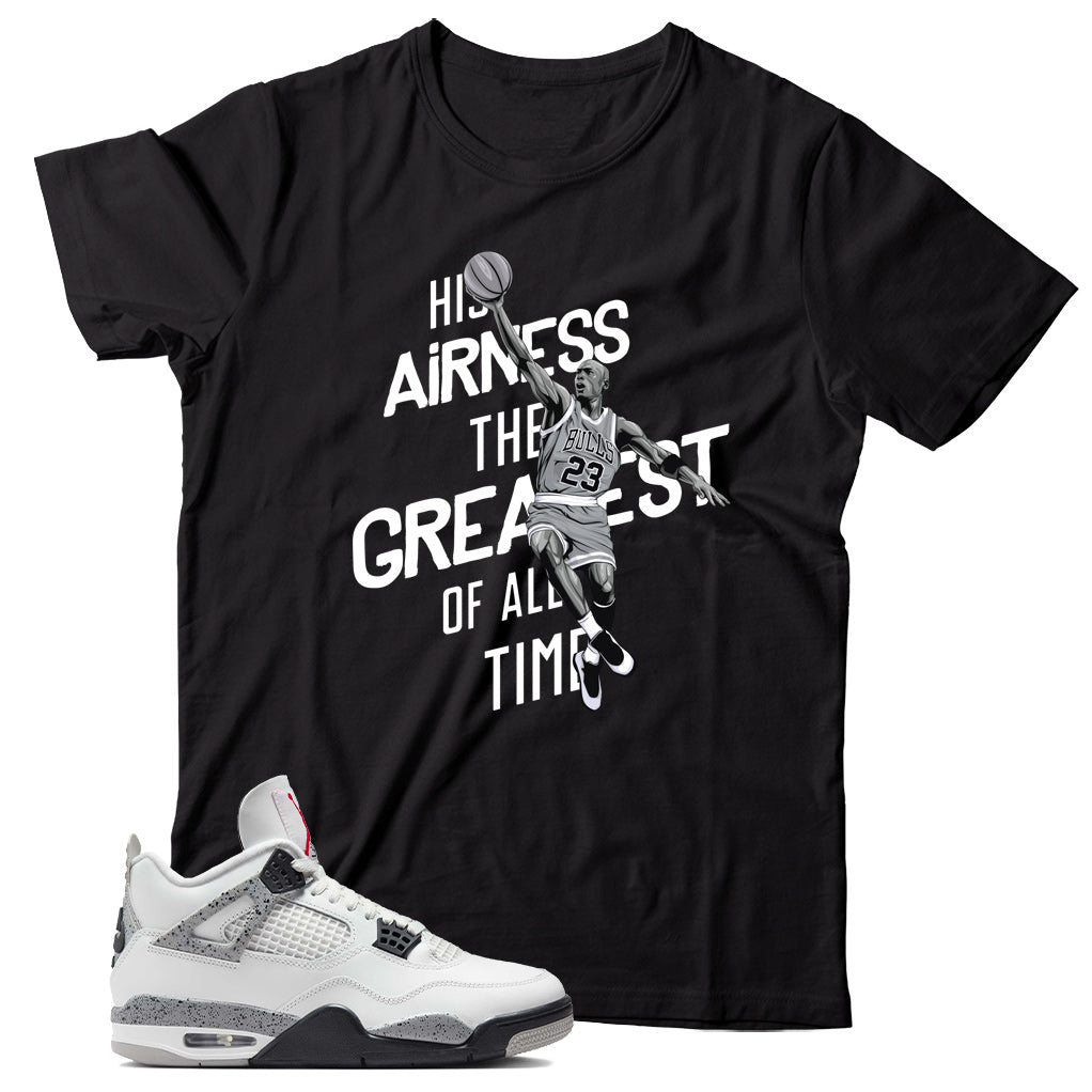 Jordan 4 White Cement shirt
