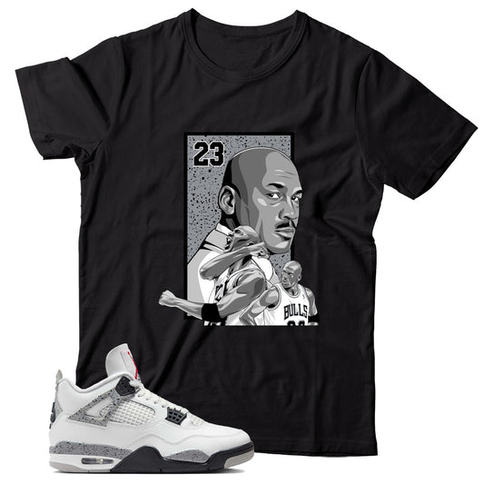 Jordan 4 White Cement shirt