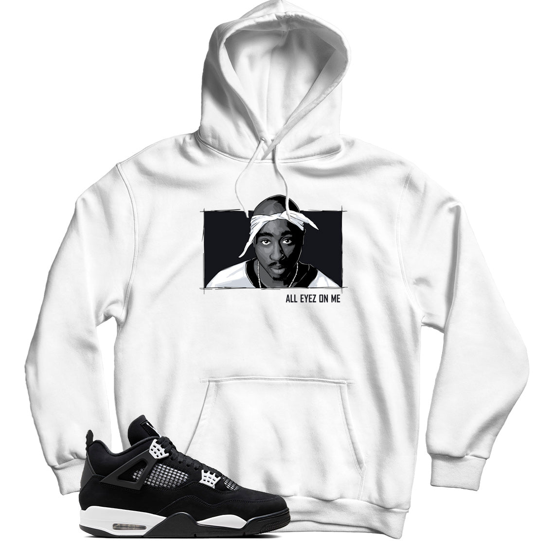 Jordan 4 White Thunder hoodie